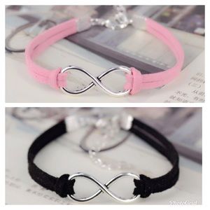 Infinity Rope leather adjustable bracelet